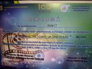 “Avanpremieră pentru carieră”