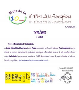 ”Dis-moi dix mots… sur la toile”